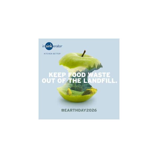 Evolution 1300, 3/4 HP Garbage Disposal, Advanced Series EZ Connect Continuous Feed Food Waste Disposer