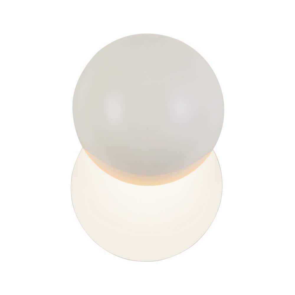 Void 12-in Pearl White dimmable LED Wall Sconce price history on PriceWatchPro