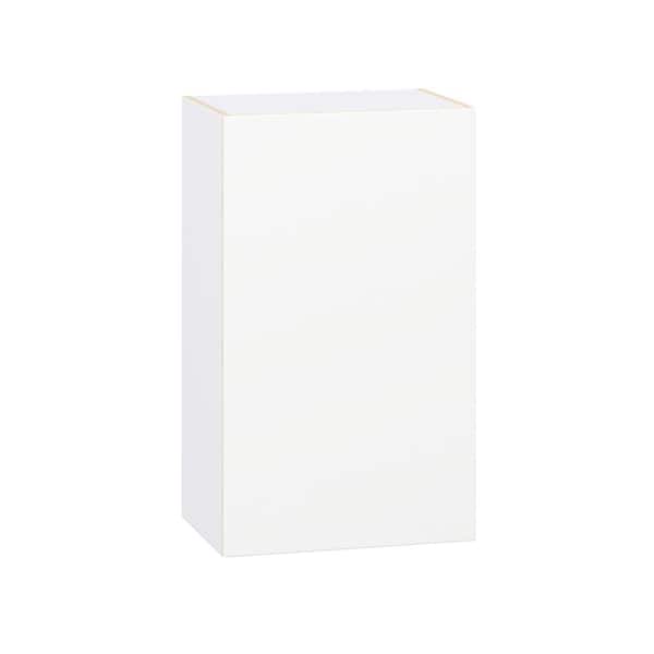 Timberline 21 in. W x 14 in. D x 35 in. H Assembled Slab Wall Kitchen Cabinet in Bright White