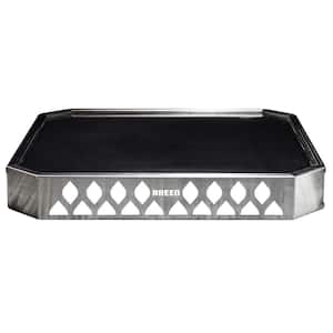 Base X24 (25.3 in.) Fire Pit Deck Protector Made Of Stainless Steel