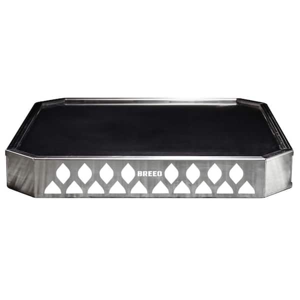 Breeo Base X24 (25.3 in.) Fire Pit Deck Protector Made Of Stainless Steel