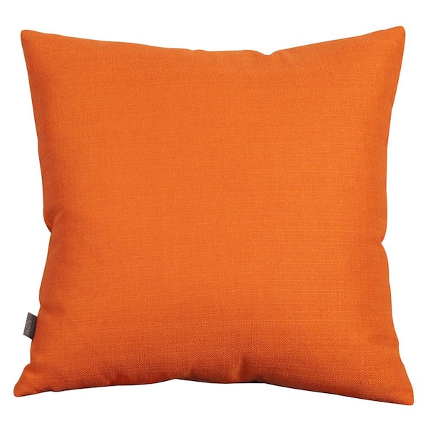 Marley Forrest Sterling Oranges and Peaches Solid Polyester 5 in. x 20 in. Throw Pillow