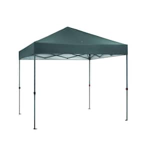 8 ft. x 8 ft. Grey Straight Leg Instant Canopy Pop Up Tent
