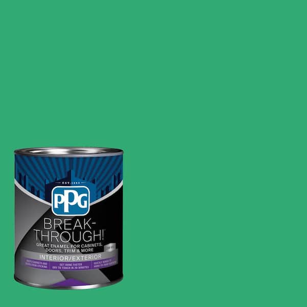 Break-Through! 1 qt. PPG1227-6 Beanstalk Satin Door, Trim & Cabinet Paint