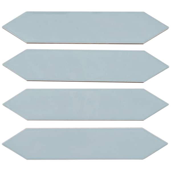 Concerto-Bowtie Bernolli 2 in. x 8 in. Glossy Ceramic Picket Wall Tile (8.14 sq. ft./Case)