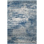 Evoke Navy/Ivory 5 ft. x 8 ft. Area Rug