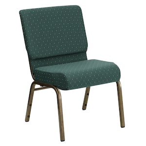 Fabric Stackable Church Chair in Hunter Green