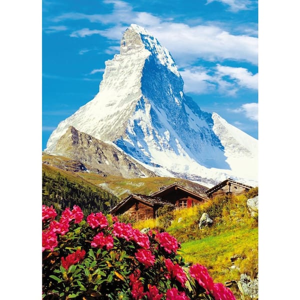 Ideal Decor 100 in. x 0.25 in. Matterhorn Wall Mural