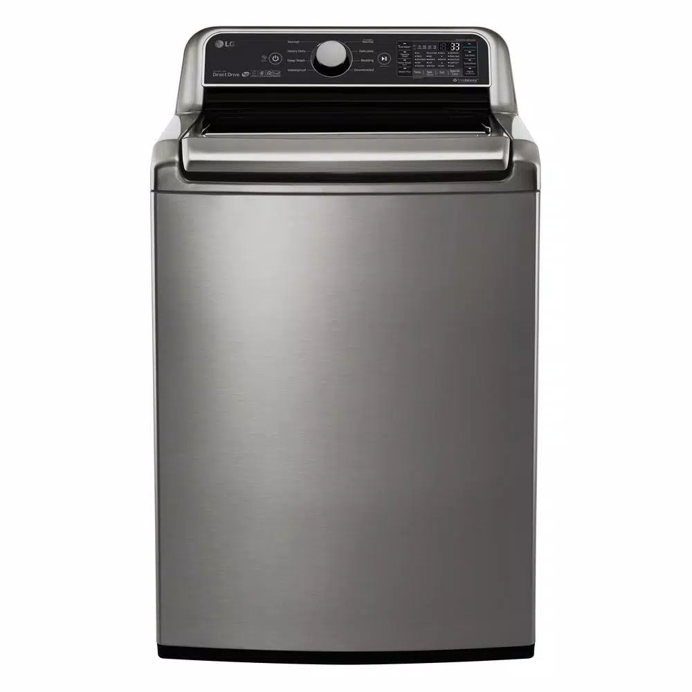 LG 5.0 cu. ft. HE Mega Capacity Smart Top Load Washer w/ TurboWash3D and Wi-Fi Enabled in Graphite Steel, ENERGY STAR