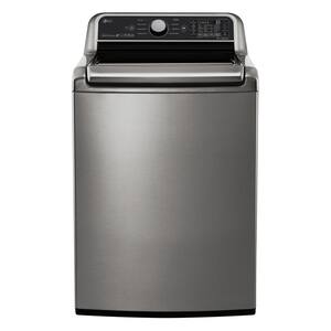 5.0 cu. ft. HE Mega Capacity Smart Top Load Washer w/ TurboWash3D and Wi-Fi Enabled in Graphite Steel, ENERGY STAR