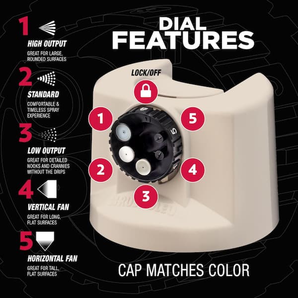 12 oz. Custom Spray 5-in-1 Satin Shell White Spray Paint