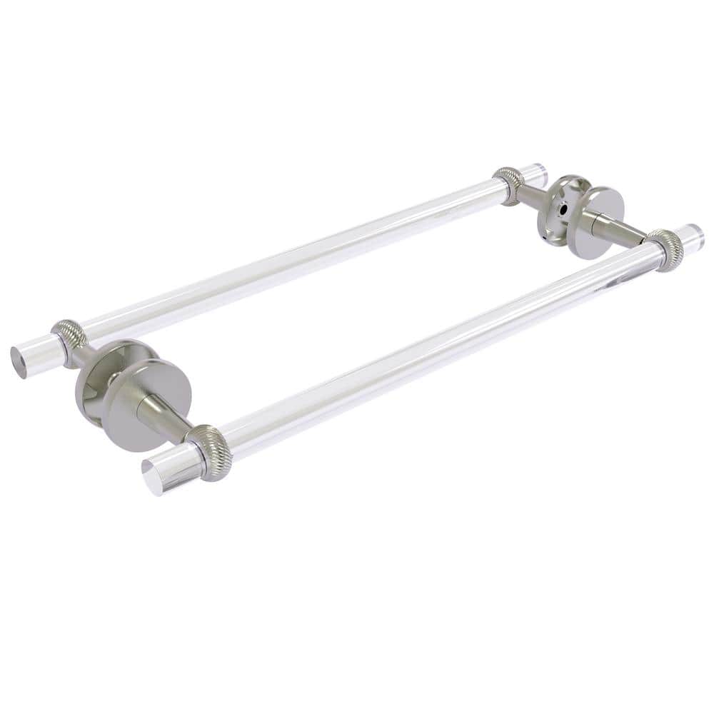 Allied Brass Clearview 18 in. Back to Back Shower Door Towel Bar with