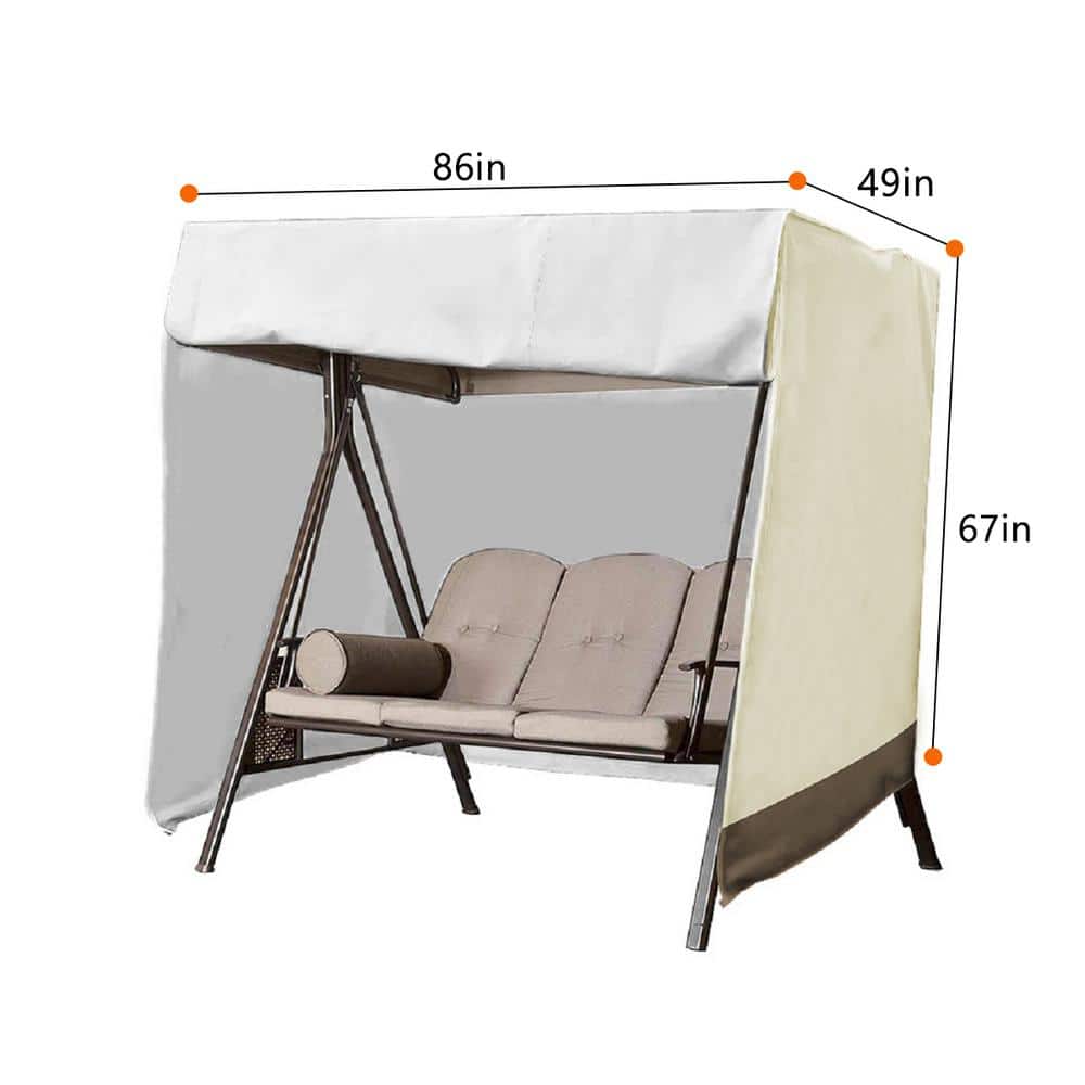 Off-White Non-Corrosive Outdoor Furniture Cover