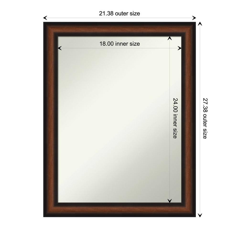 Yale Walnut Framed Medium Vanity Mirror