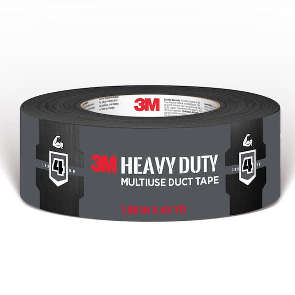 1.88 in. x 45 yds. Black Duct Tape (1 Roll)