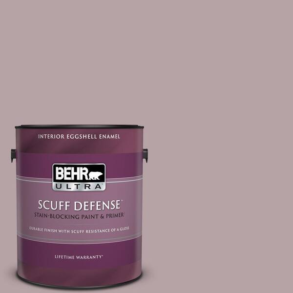 BEHR ULTRA 1 gal. #100F-4 Dark Lilac Extra Durable Eggshell Enamel Interior Paint & Primer
