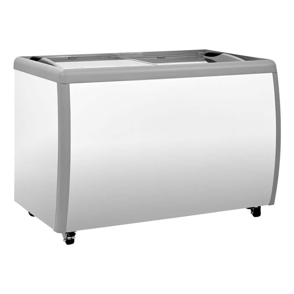 13.1 Cu. Ft. Commercial Ice Cream Display Case with Sliding Glass Door and LED Lighting