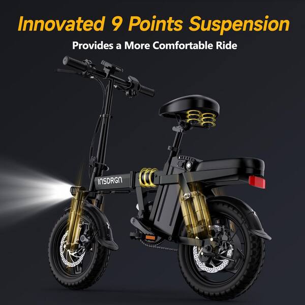 Zeus & Ruta 14 in. Electric Bike 48V/10.4Ah Lithium 32KM/H