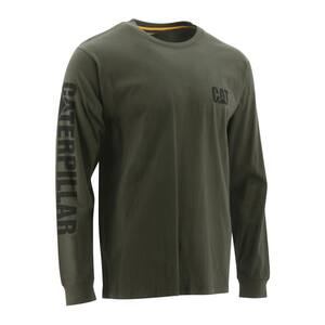 Trademark Banner Men's Large Chive Cotton Long Sleeve T-Shirt