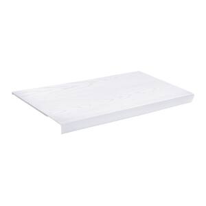 Everbilt 4ft X 12in Decorative Shelf Cover White The Home Depot