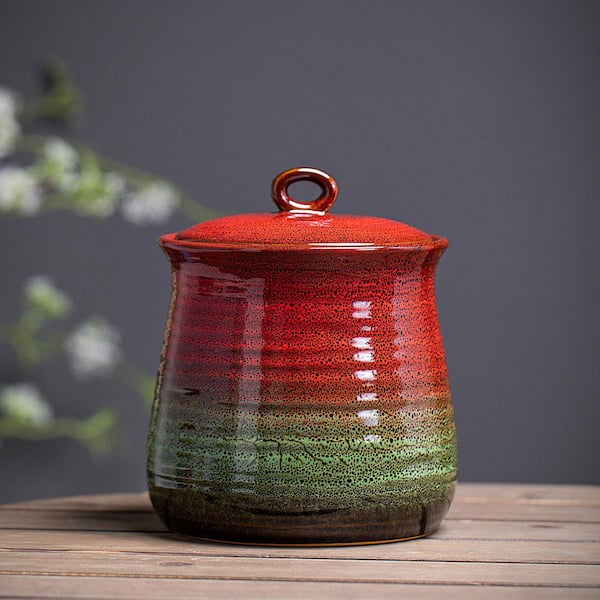 1 Piece 40 oz. Cookie Jar with Lid, Kitchen Canisters for Countertop for Food Storage Coffee, Tea, and Flour