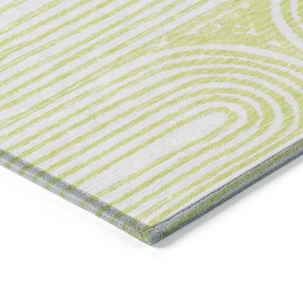 Chantille ACN540 Green 8 ft. x 10 ft. Machine Washable Indoor/Outdoor Geometric Area Rug
