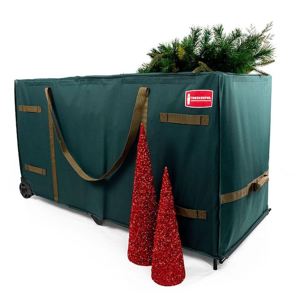 TreeKeeper GreensKeeper Rolling Christmas Tree Storage Bag for Trees Up to 15 ft. Tall