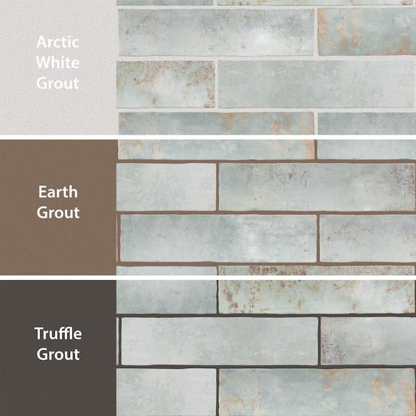 Merola Tile Biarritz Green 3 in. x 12 in. Ceramic Wall Tile (5.72