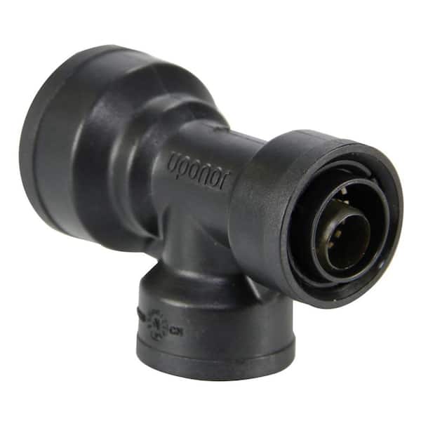TotalFit 3/4 in. x 1/2 in. x 1/2 in. Push-to-Connect Engineered Polymer Reducing Tee (15-Pack)