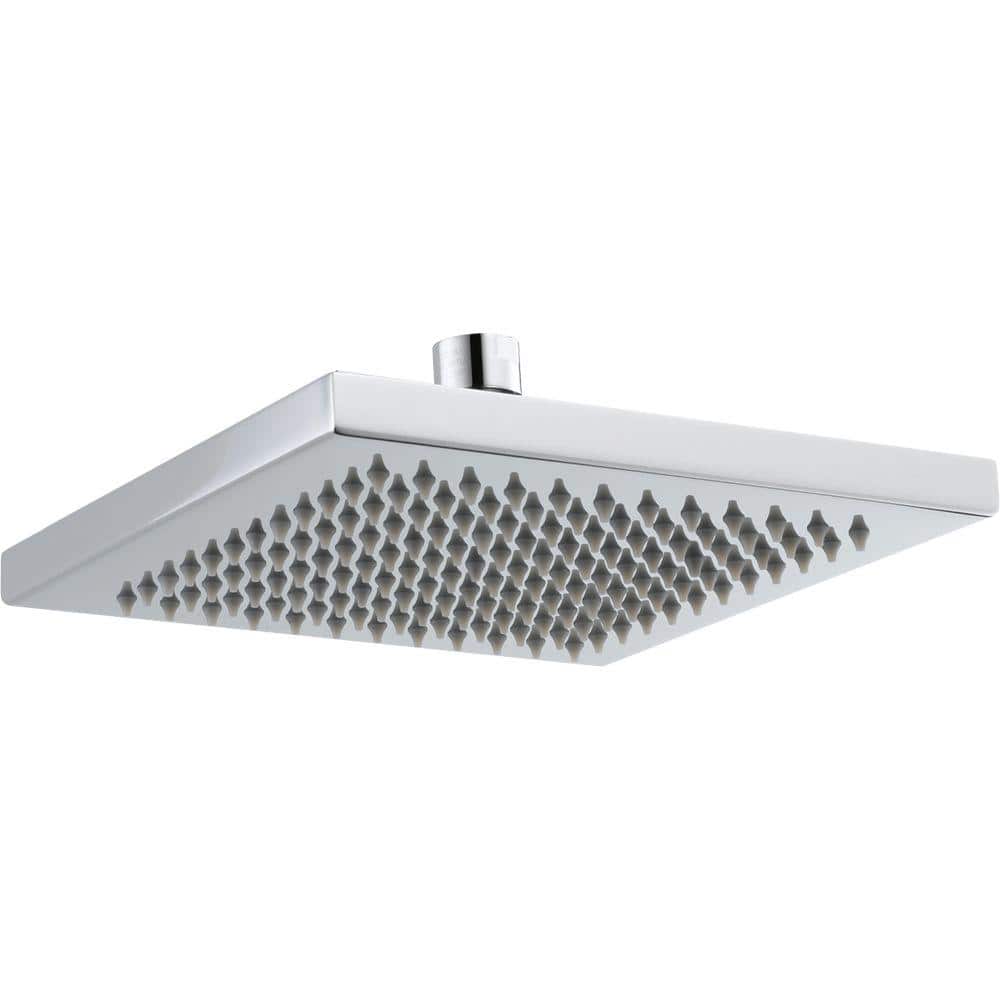 Chrome Square Wall Mounted Rain Shower Head