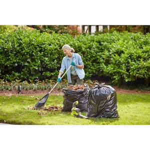 Plasticplace 38 in. x 58 in. 55 Gal. Black Trash Bags, 1.5 mil (75-Count)  W56LDB75A - The Home Depot