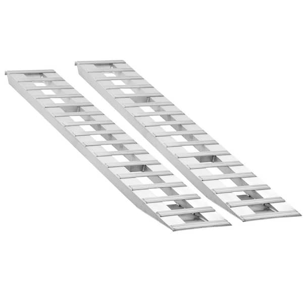 SKYSHALO 94 in. x 15 in. Aluminum Ramps, 6000 lbs. Capacity Loading Ramps for Motorcycle/Dirt Bike/Trailer/ATV/UTV/Garden Tractor