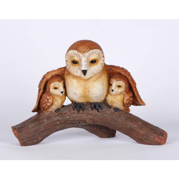 Hi Line Gift Owl Family Statue 75618 D The Home Depot