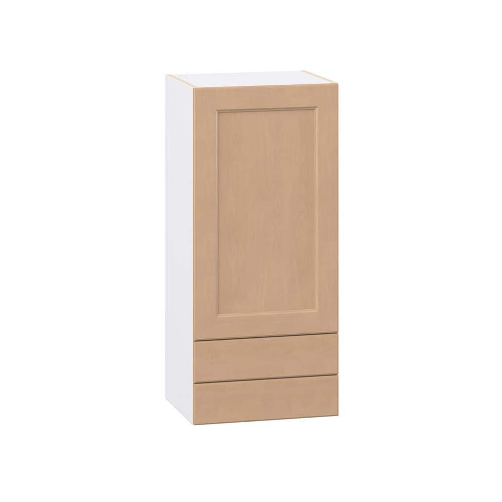 Lakewood 18 in. W x 14.75 in. D x 40 in. H Shaker Assembled Wall Kitchen Cabinet with 2-Drawers in Sugar Cookie price history on PriceWatchPro