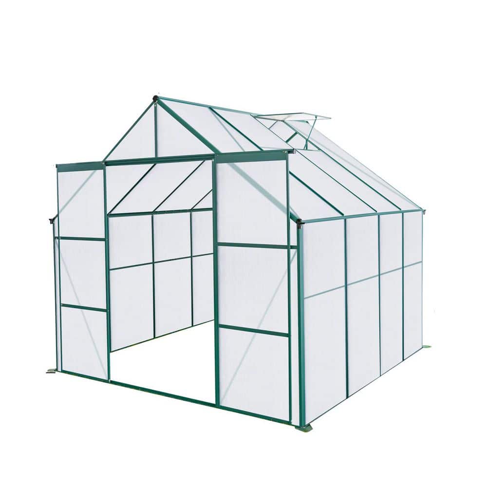 121.25 in. W x 94.5 in. D x 89.5 in. H Outdoor Aluminum Heavy Duty Walk-in 