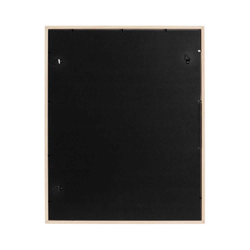 Classic White and Natural 16x20 Tabletop and Wall Photo Frame Set