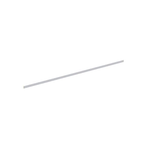 J COLLECTION Milton 96 in. W x 0.25 in. H Scribe Moulding in Light Gray