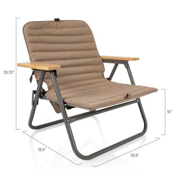 テーブル・チェア・ハンモック LAWN CHAIR PICNIC CHAIR P.F.S. Picnic Time Descanso Padded Beach Chair with Removable Washable
