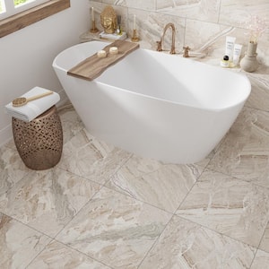 Splendor Beige 23.62 in. x 23.62 in. Matte Porcelain Square Wall and Floor Tile (21 Cases/244.02 sq. ft./Pallet)