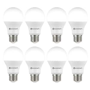 60-Watt Equivalent A19 Non-Dimmable LED Light Bulb Soft White (8-Pack)