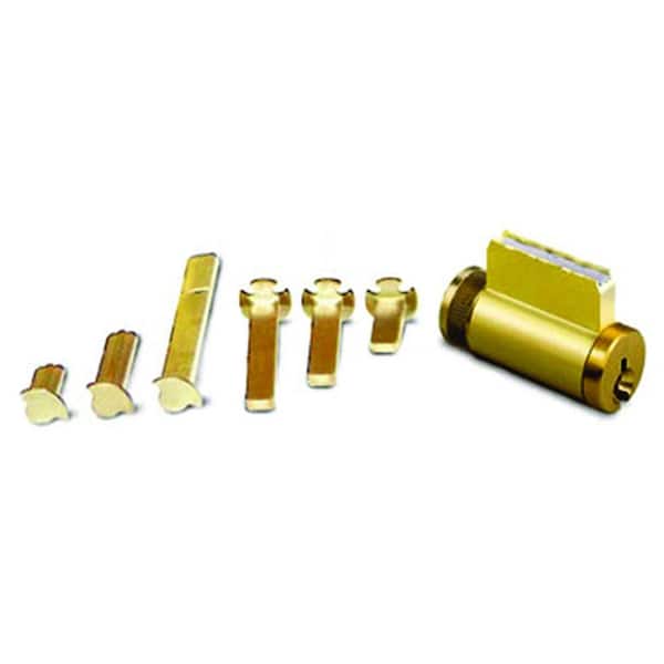 Global Door Controls Universal 5-Pin Schlage Cylinder with 6 Tail Pieces