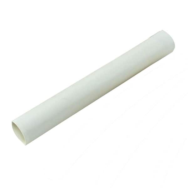 25 ft inch/feet/to 10mm 3/8" ID White Heat Shrink Tube 2:1 ratio polyolefin 