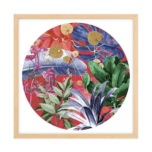 Tropical Rounds 17 Framed Giclee Nature Art Print 18 in. x 18 in.