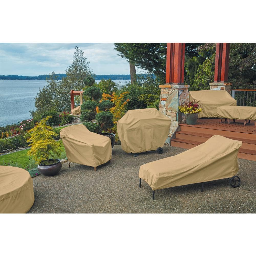 Terrazzo Sand 80-Inch Water-Resistant Patio Furniture Cover