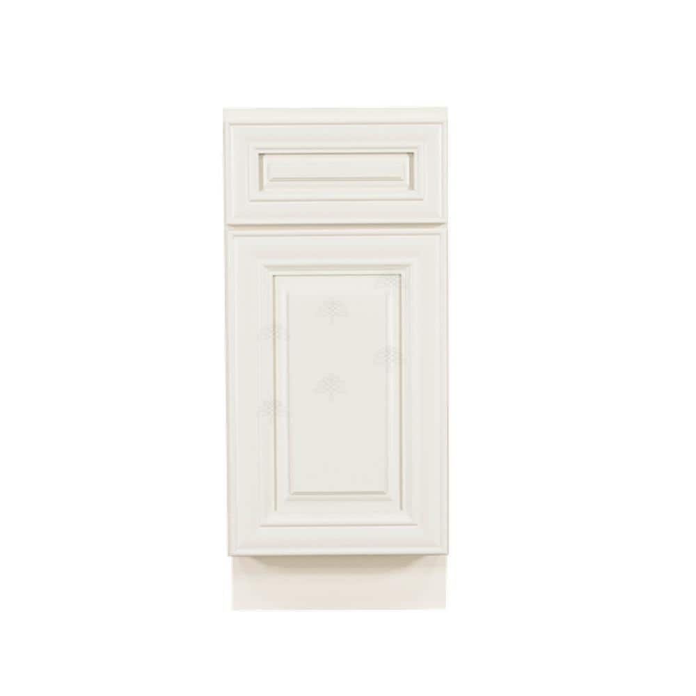 Princeton Assembled 12 in. x 34.5 in. x 24 in. Base Cabinet with 1-Door and 1-Drawer in Off-White price history on PriceWatchPro