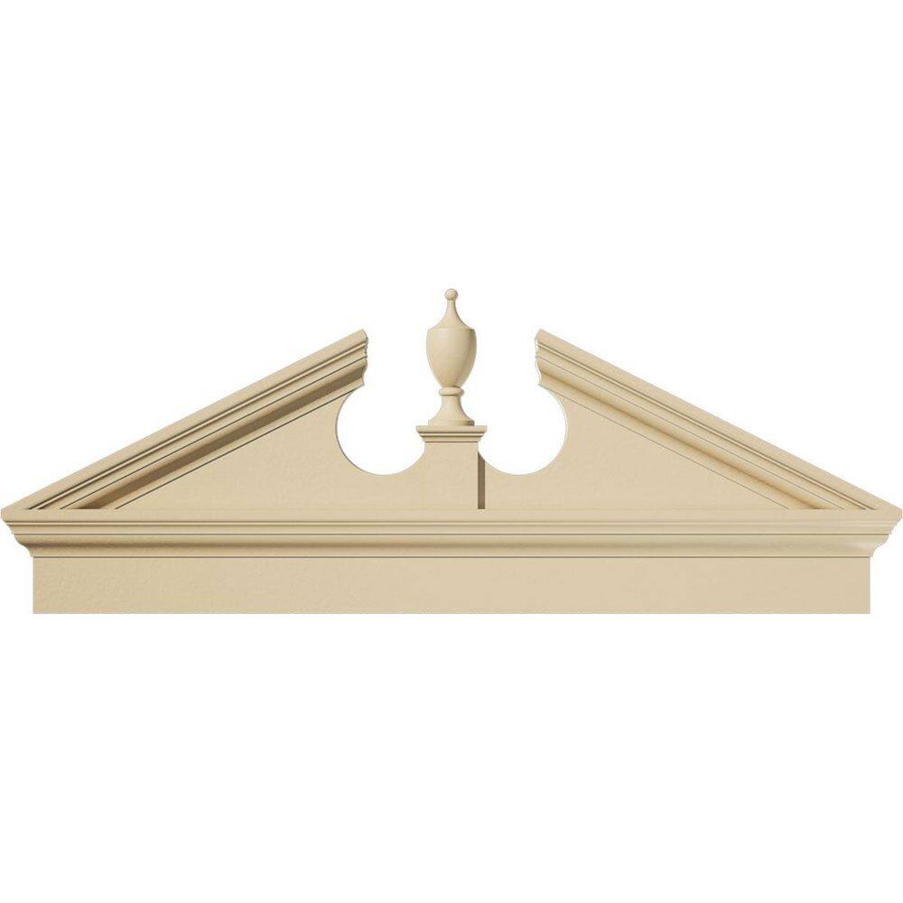 48-in W x 18-7/8-in H x 2-3/4-in P (Pitch 6/12) Acorn Signature Urethane Combination Pediment (Acorn Ships Unattached in price history on PriceWatchPro