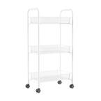 Top Notch 17 Rolling 3 Tier Metal Storage Cart - Pink - Storage Carts & Accessories - Storage & Organization 60000443