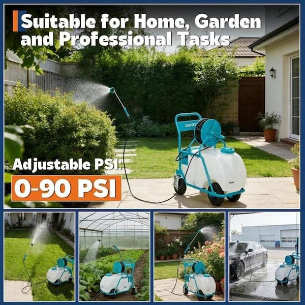 Garvee 24 Gal. Multi-Purpose Battery Powered Electric Sprayer with