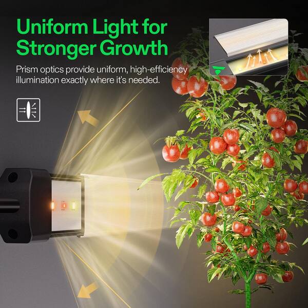 VIVOSUN LumaRay Side Lighting Bar LED Grow Light, Full Spectrum