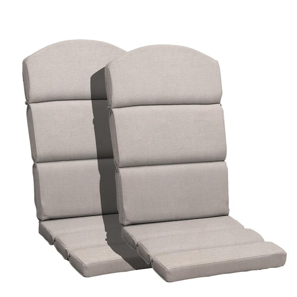 Aoodor 20.47 in. x 20.86 in. x 31.31 in. H Adirondack Chair Cushion with Piping (Set of 2)